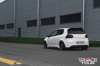   Vossen: CV1 - Matte Black Machined / Stainless Lip - F: 19x8.5 / R: 19x10